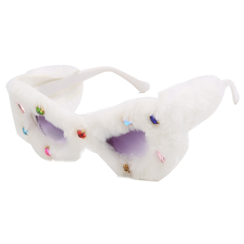 Women striking, padded sunglasses with decorated frame Stornfield