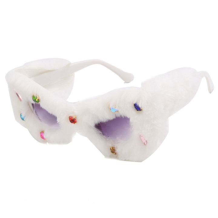 Women striking, padded sunglasses with decorated frame Stornfield