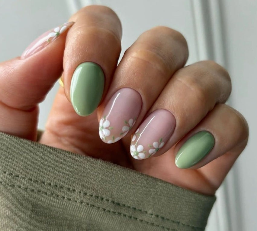Floral Acrylic Nail Art Enhancements Stornfield 1789915130