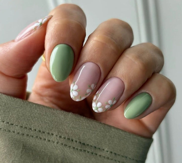 Floral Acrylic Nail Art Enhancements Stornfield 1789915130