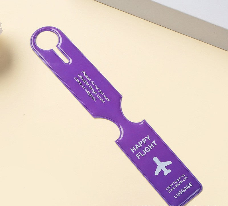 reflective PVC luggage handle wrap tag with secure snap closure Stornfield