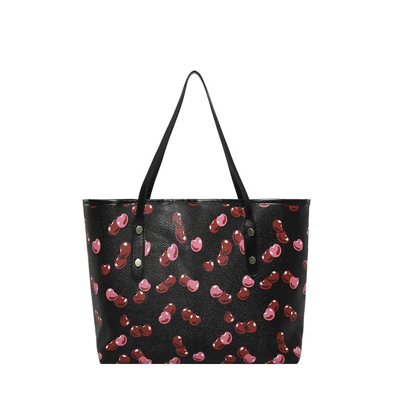 WoPlayful Cherry Patterned Tote Bag Stornfield
