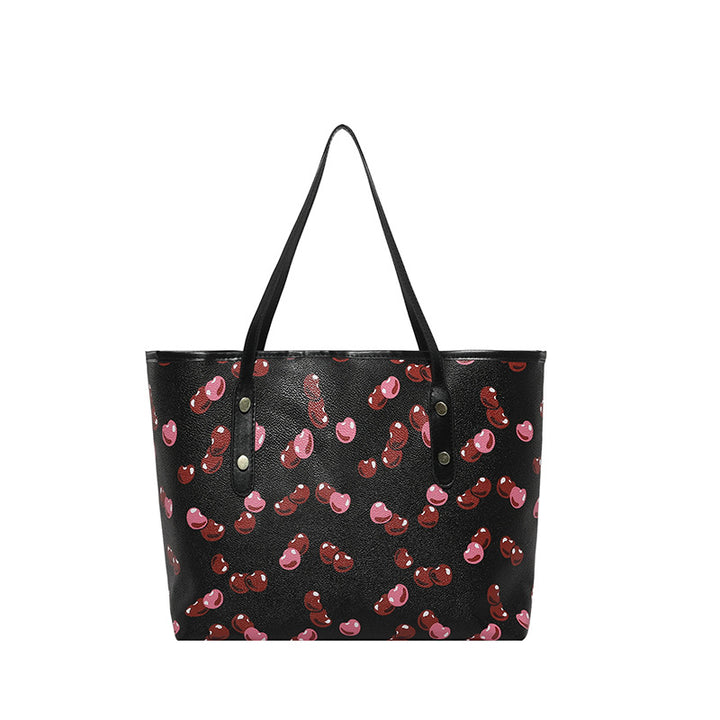 WoPlayful Cherry Patterned Tote Bag Stornfield