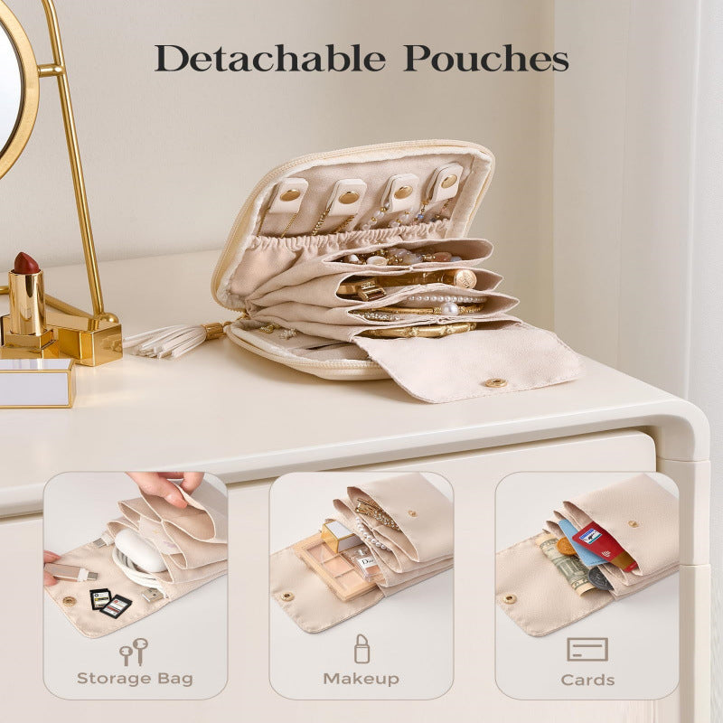 Elegant jewelry organizer with individual divider system Stornfield