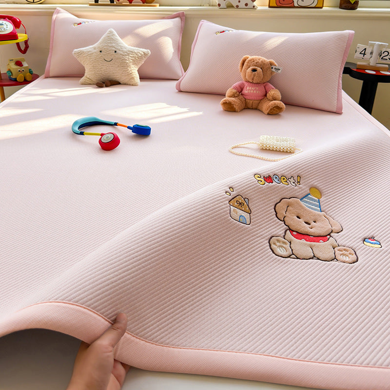 Playful Cartoon Dog Themed Duvet Cover Set