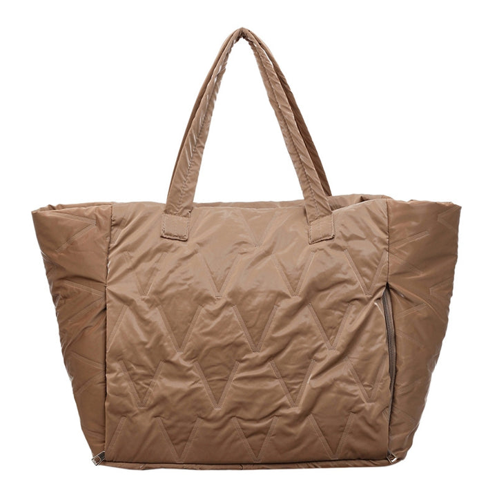 Spacious Quilted Travel Tote Stornfield