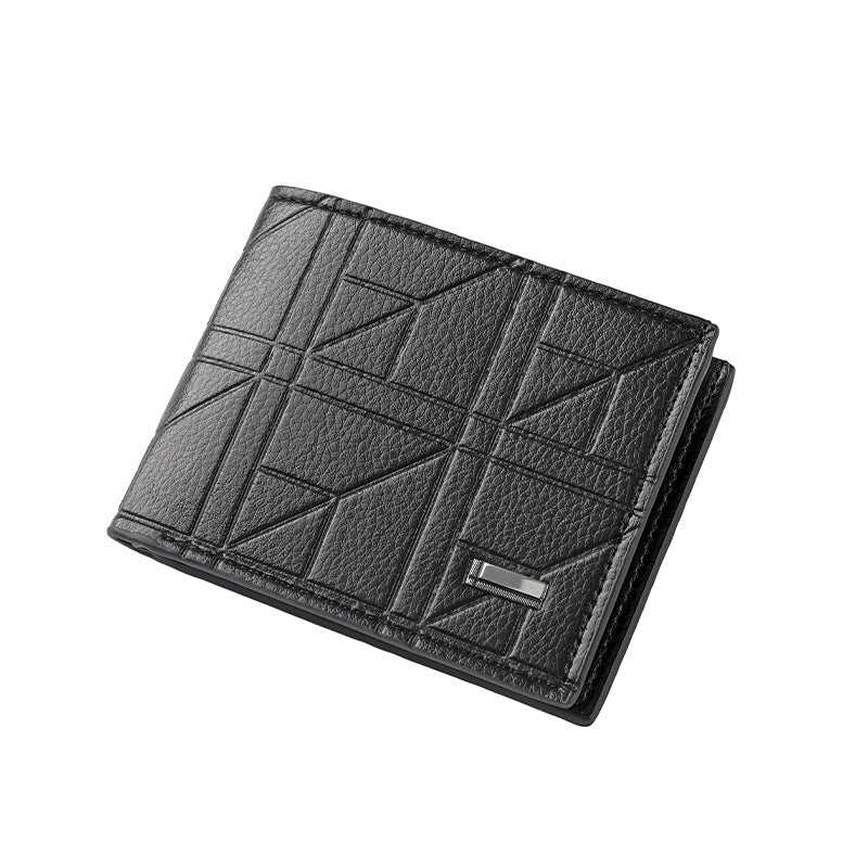 Textured Leather Passport Holder Stornfield