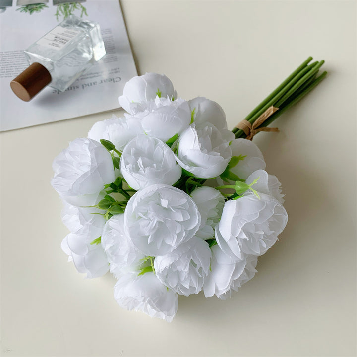 Silk Peony Bouquet
