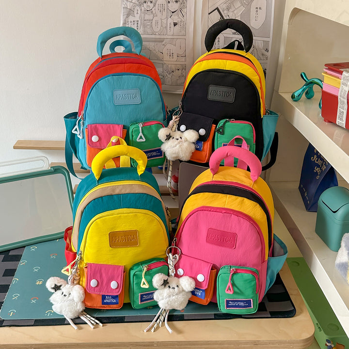 Colorful Multi-Compartment Casual Backpack Stornfield