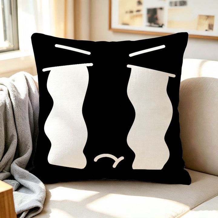 Quirky Graphic Decorative Throw Pillow