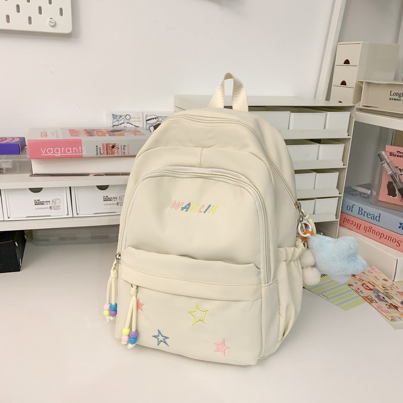 Playful Star-Embellished Backpack Stornfield