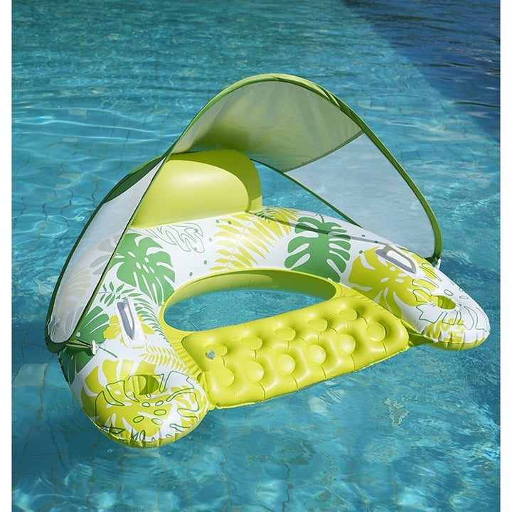 Inflatable Pool Lounger with Canopy Stornfield