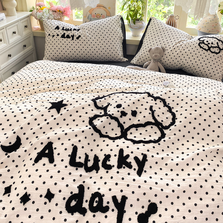 Playful Polka Dot Comforter Set