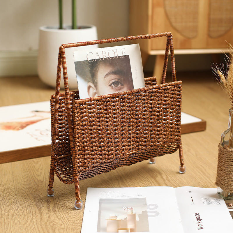Unisex Handwoven Newspaper and Magazine Stand Stornfield