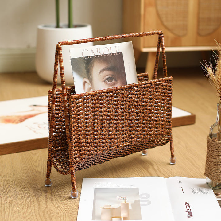 Unisex Handwoven Newspaper and Magazine Stand Stornfield