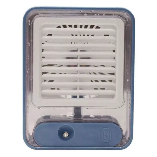 Unisex one size compact USB microclimate cooler and whisper-quiet table fan with transparent water tank and adjustable louver Stornfield