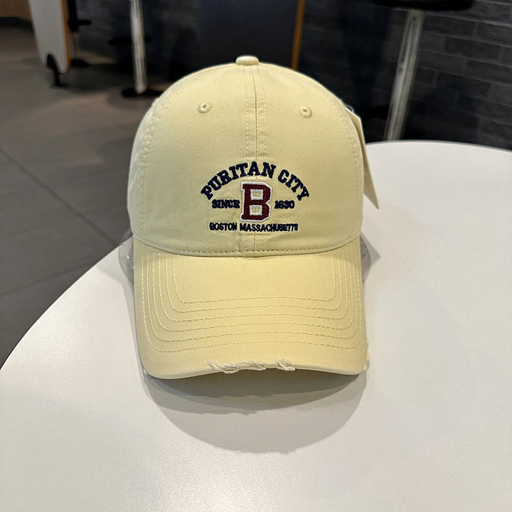 Men's Vintage-Inspired Embroidered Baseball Cap Stornfield