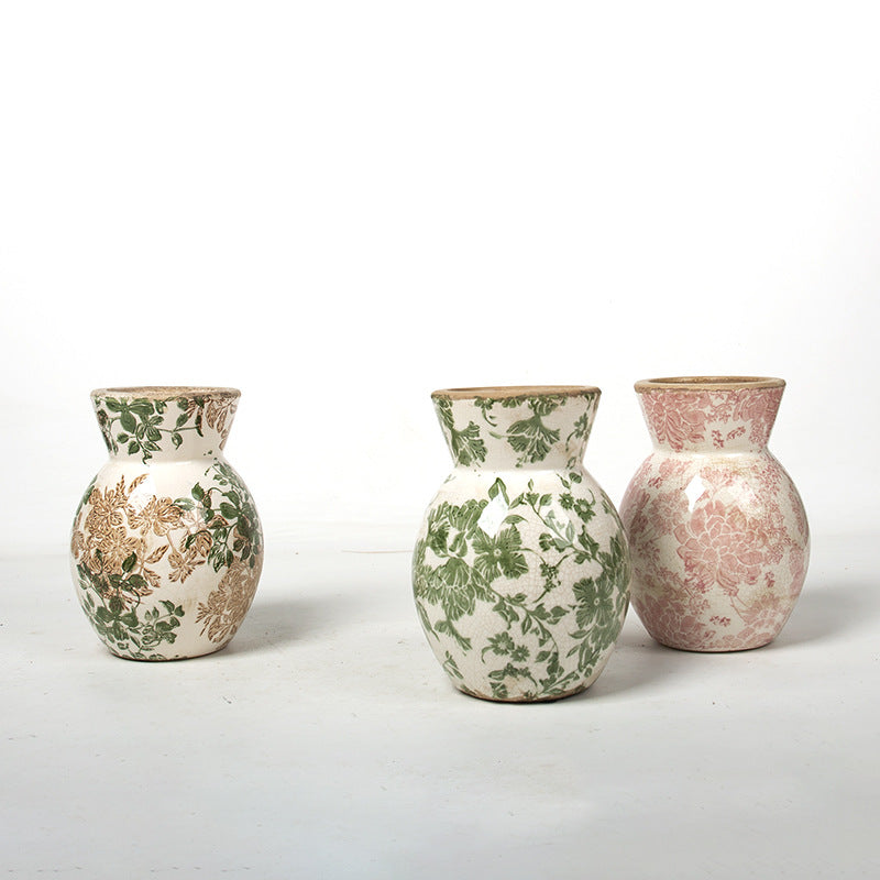 Floral Ceramic Vase Stornfield