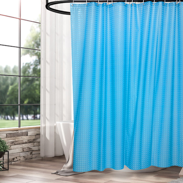 Textured Water-Repellent Shower Curtain Stornfield