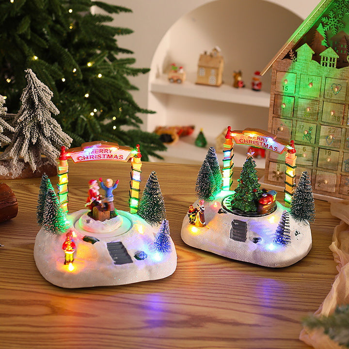 Festive Christmas decoration with lights Stornfield