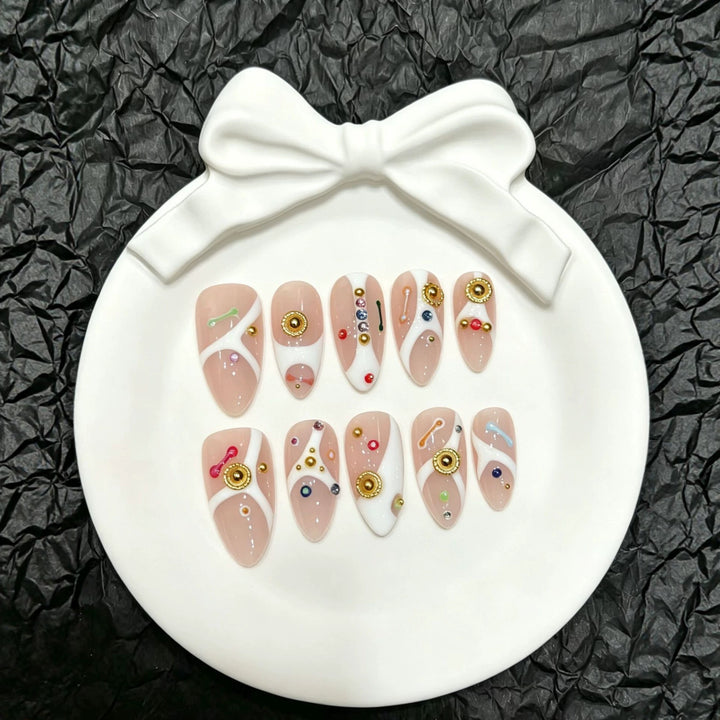 Decorative Artful Press-On Nail Set