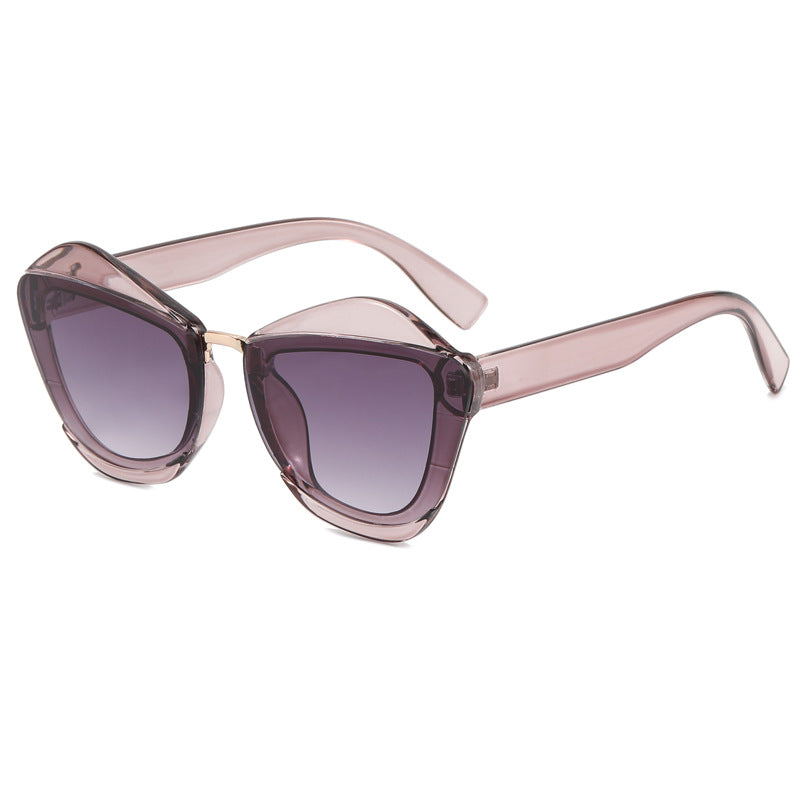Women striking designer sunglasses with extravagant frame Stornfield