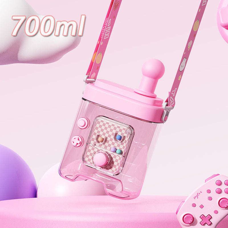 Women’s creative water bottle with removable shoulder strap Stornfield