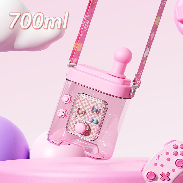 Women’s creative water bottle with removable shoulder strap Stornfield