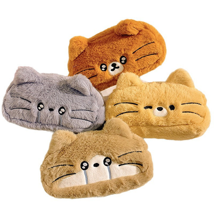 Plush pillow with cat motif Stornfield