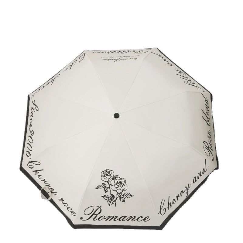 Ladies Foldable Windproof Umbrella with Floral Design Stornfield