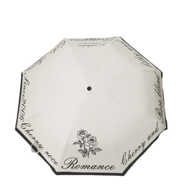 Ladies Foldable Windproof Umbrella with Floral Design Stornfield