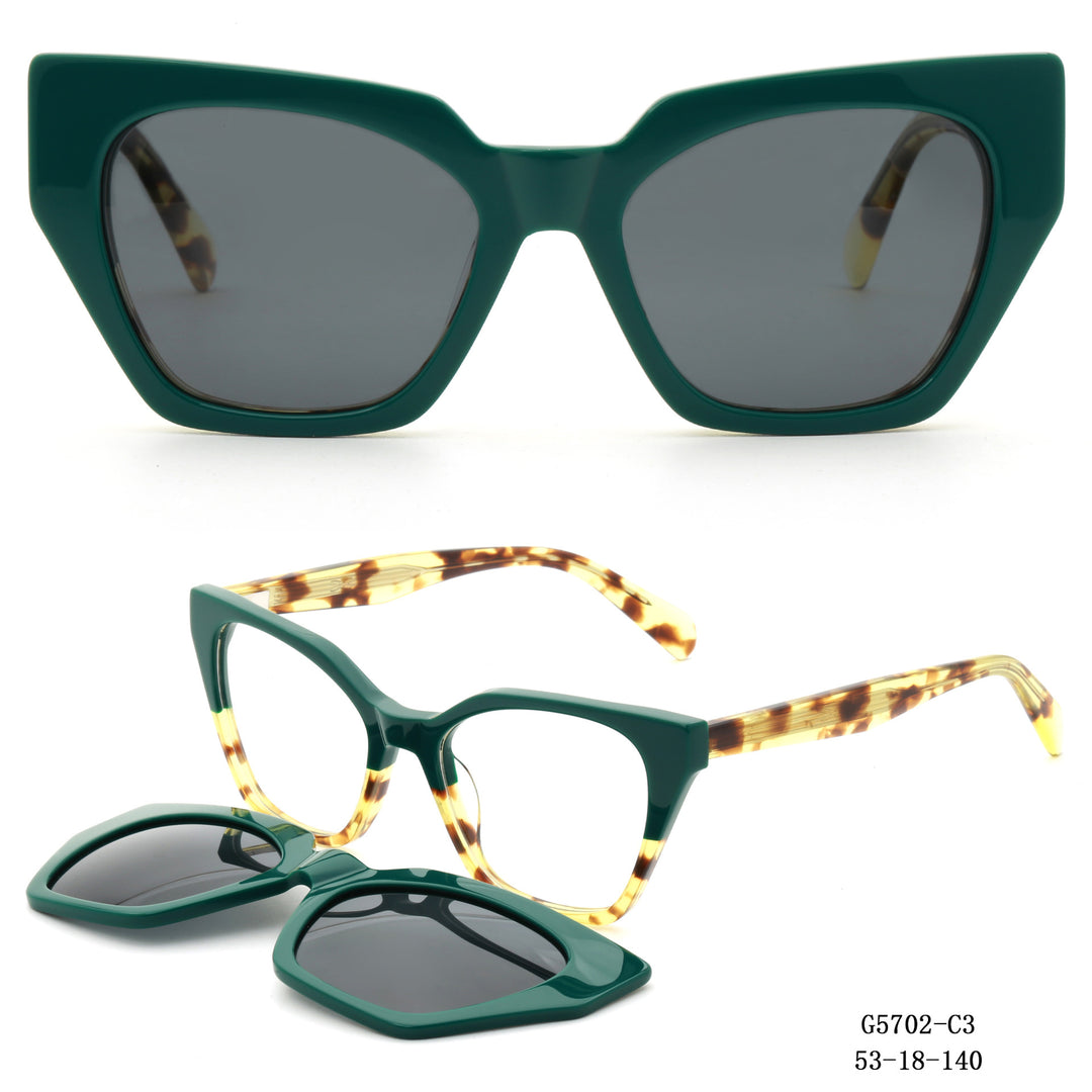 Women's striking oversized sunglasses with removable lenses Stornfield