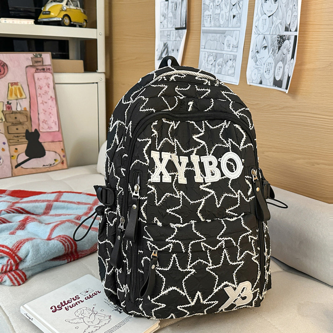 Trendy Star Print Backpack Stornfield