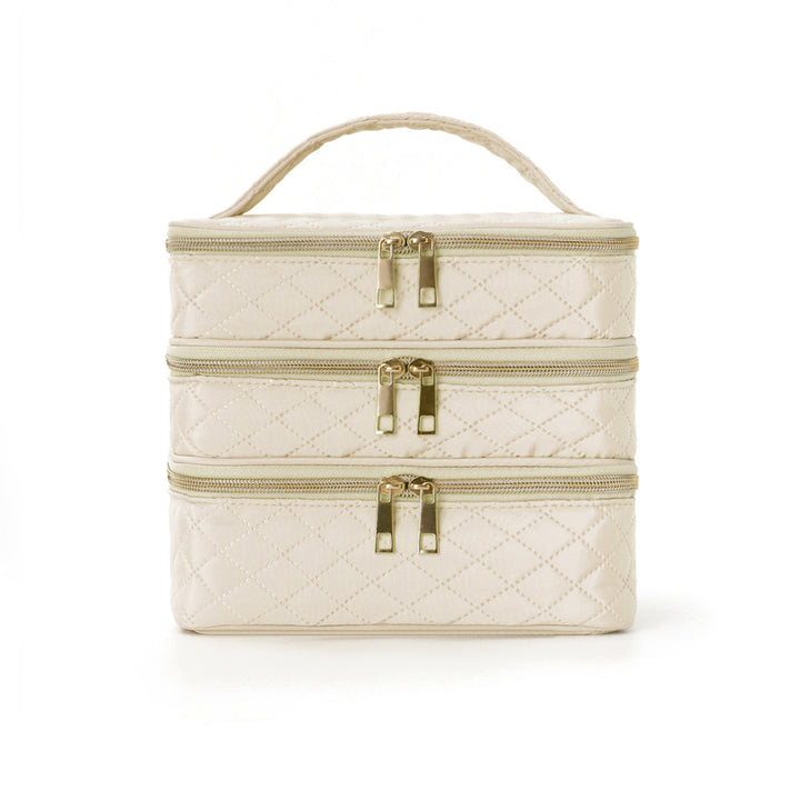 Cosmetic organizer bag with multiple compartments Stornfield