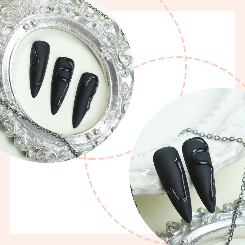 Artistic Stiletto Nail Design Stornfield