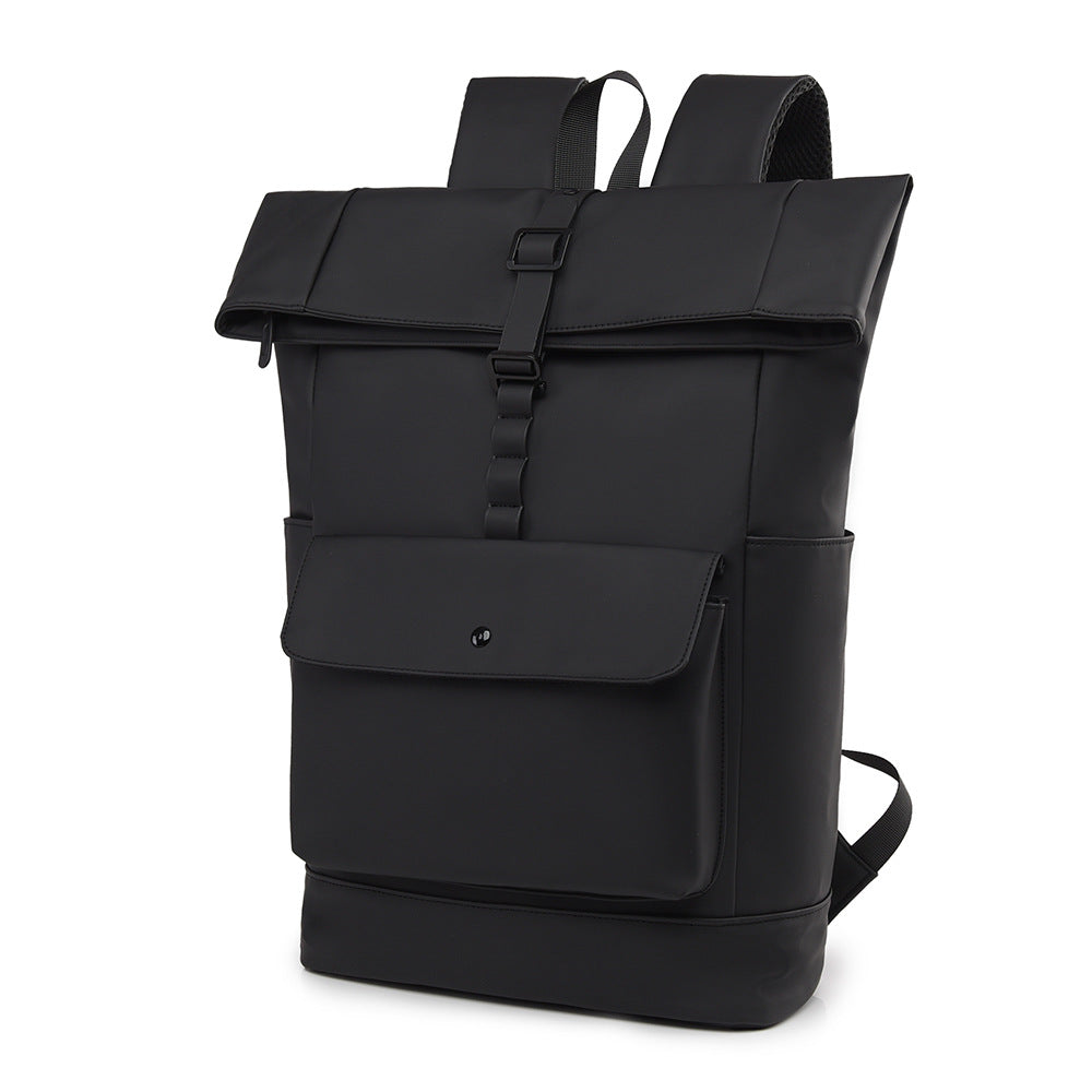 Modern roll top backpack with waterproof material and security closure Stornfield