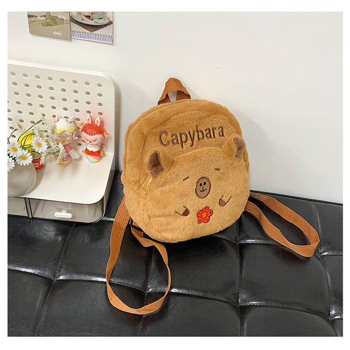 Plush Backpack in Capybara Design Stornfield 1785466535