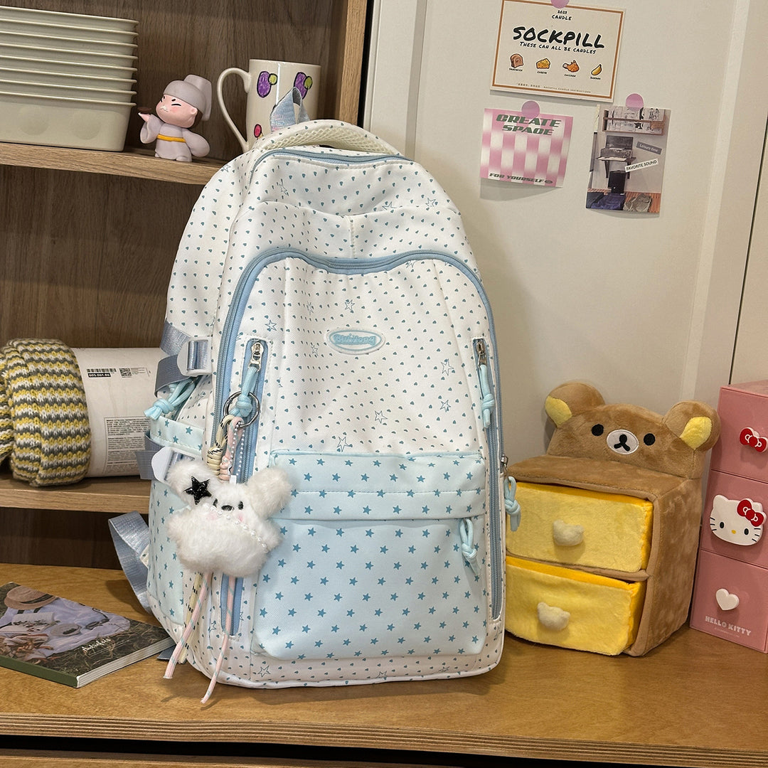 Decorative Star-Patterned Backpack Stornfield