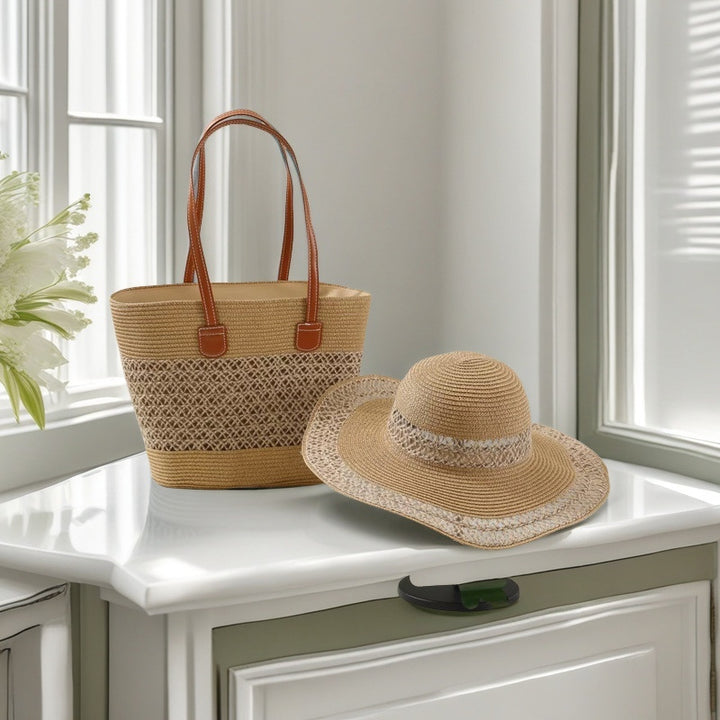 Beach bag and sun hat Stornfield