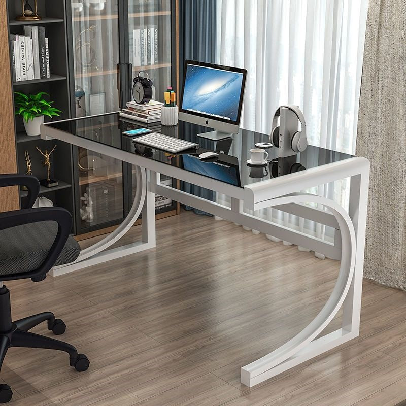 Modern Glass Desk Stornfield