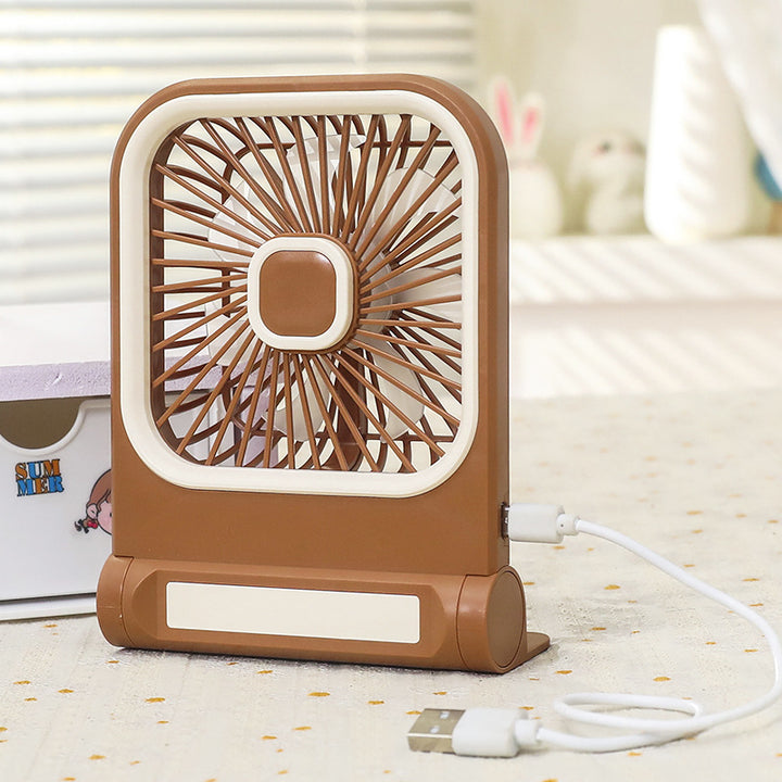 Ladies Portable Table Fan with Cat Design Stornfield