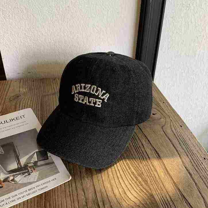 Unisex Vintage-Inspired Embroidered Denim Cap Stornfield