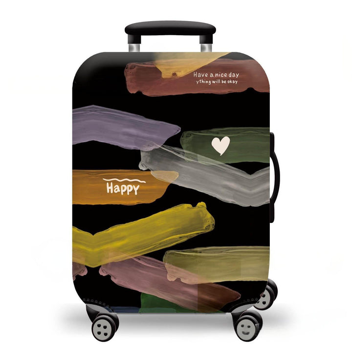Unisex Hard-shell suitcase with stunning mountain landscape design Stornfield