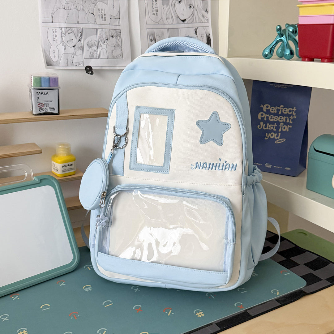 Stylish Star-Embellished School Backpack Stornfield 1791205030