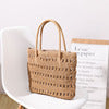 Stylish rattan shopper bag Stornfield
