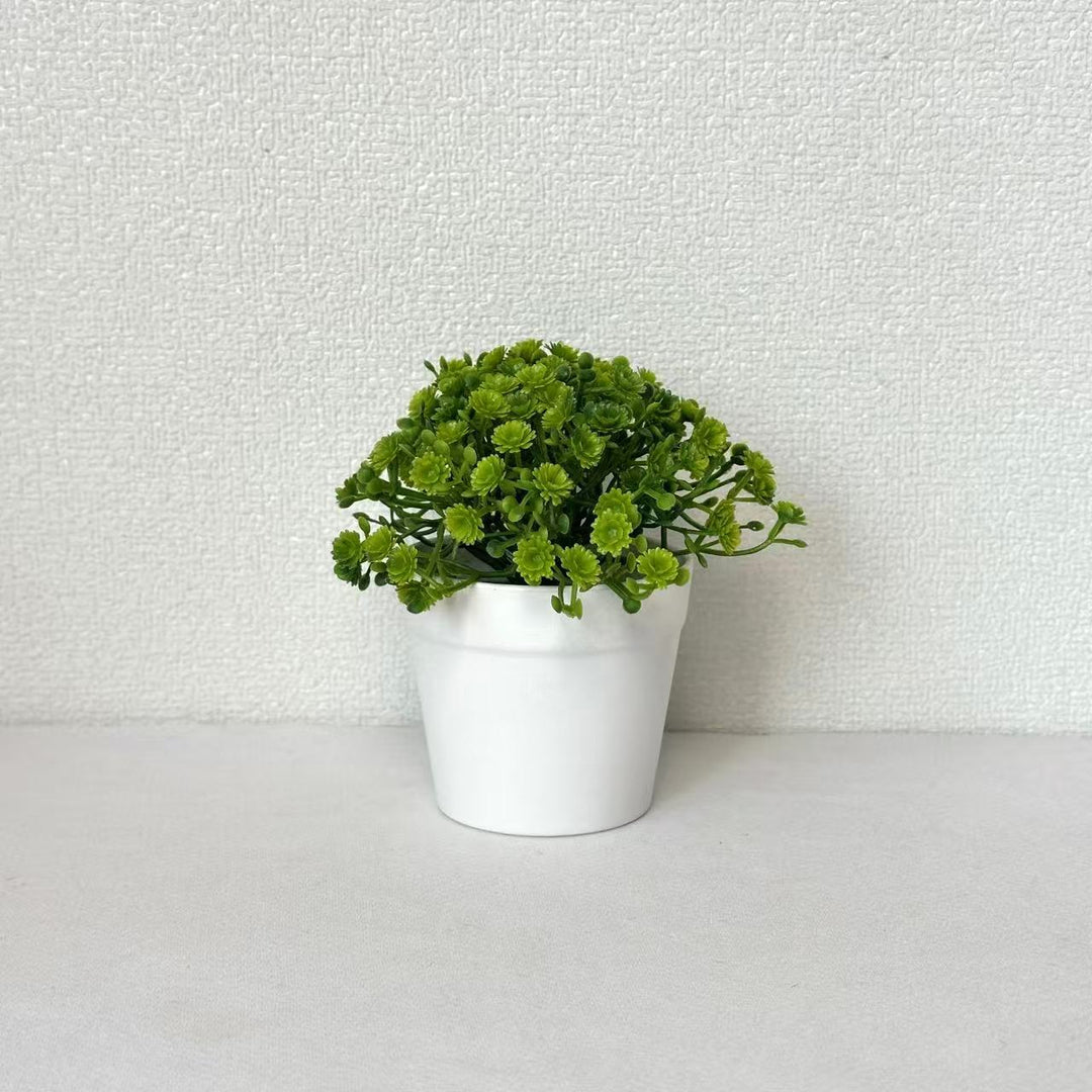 Miniature Artificial Flower Pot Arrangement