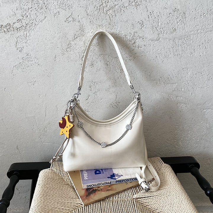Premium Leather Slouch Shoulder Bag