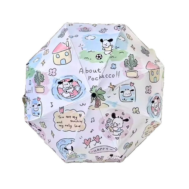 Ladies' folding umbrella with playful character design Stornfield