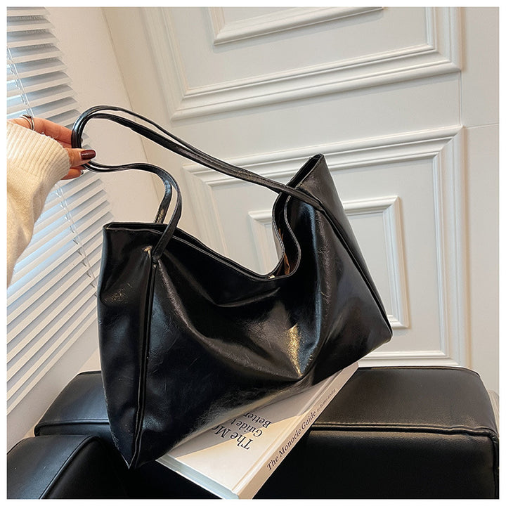 Casual Vegan Leather Shoulder Bag
