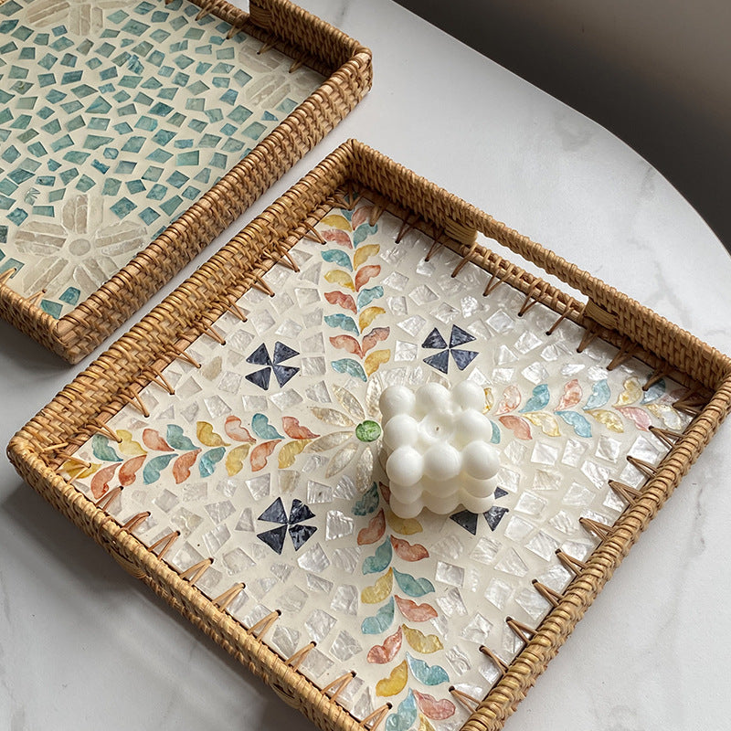 Women's decorative mosaic serving platter set Stornfield